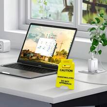 3D Printed Funny Warning Desk Sign - Avoid Overstimulation Office Decor, Modern Plastic Desk Warning Plaque, Suitable For Home And Workspace, No Power Needed, Desktop Accessory - Multicolor - View 5