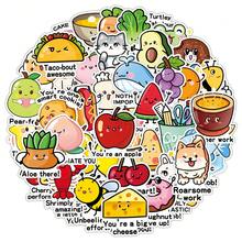 50 piezas de pegatinas de recompensa en inglés con diseños de dibujos animados lindos, pegatinas decorativas educativas en inglés para pared, estuche de teléfono, caja de papelería