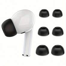 3 Pairs Of Cotton Replacement Ear Tips Compatible With AirPods Pro 1st/2nd Generation, Multi-Size, Skin-Friendly - Multicolor - View 7
