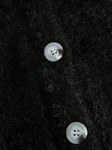 Men Plus Size Oversized Loose Faux Fur Cardigan, Fashionable Minimalist Design, Comfortable With High Drape , Fall Winter