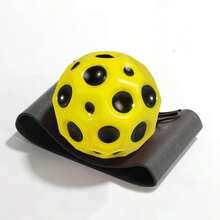 Bola de rebote de piedra lunar de moda con cordón elástico, bola de rebote con luz intermitente para aliviar el estrés, pequeño regalo de Halloween, pequeño presente sorpresa de Navidad