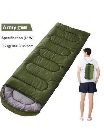 Camping Sleeping Bag, Lightweight And Waterproof - A Must-Have For Camping, Travel, And Outdoor Activities, Suitable For Camping, Hiking, And Cold Weather All Year Round