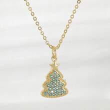 1pc Christmas Necklace, Winter Snowflake Santa Claus Tree Bell Pendant Fashionable Choker Necklace, Multifunctional Accessory - Cute Holiday Jewelry Gift For Women, Wearable Year-Round, Holiday Decor, Pendant, Collectible Accessory