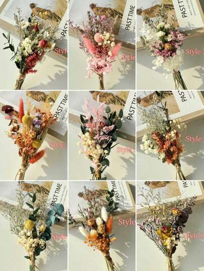 1/2/3/4/6/8/10/12/20pcsBoho Set Mini Dried Flower Bouquets | Small Bottle Arrangements | Table Decorations | Letter Box GiftsBoho Set Mini Dried Flower Bouquets | Small Bottle Arrangements | Table Decorations | Letter Box Gifts