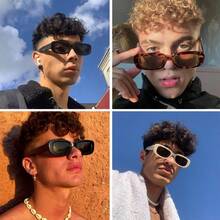 Lentes de Sol Rectangulares Retro 10 Piezas con - 1 - Ver 4