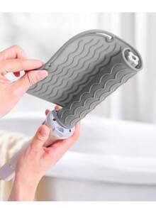 1/2 Stücke /480°F hitzebeständige Silikon Stylingunterlage - Verwendung für Glätteisen, Lockenstäbe und Reise-Drehhalterungen