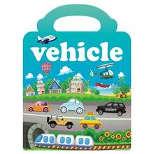 Reusable Sticker Books For Kids, Washable Stickers For Toddlers, Holiday Gifts For Preschoolers, Available As Back-To-School Gifts, Birthday Gifts - Multicolor - View 7