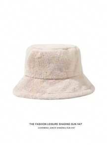 قبعة دلو للخريف والشتاء، لون سادة بصوف الحمل، قبعة نسائية عصرية، هدية مناسبة لعيد الشعب (قبعة مع حبل سحب لضبط الحجم)، ديكور خريفي