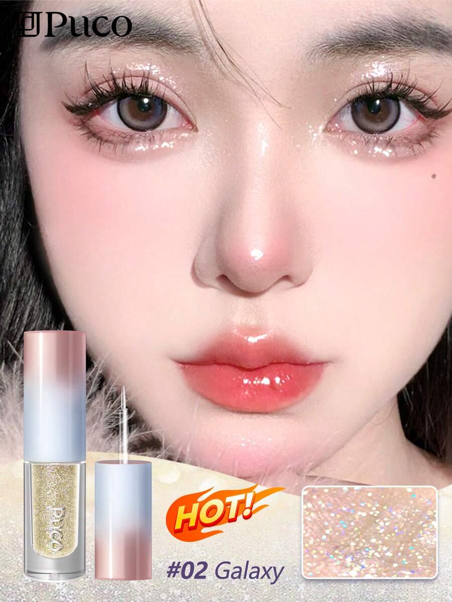 PUCO DAYDREAM LIQUID EYESHADOW Solid Color Liquid Eyeshadow - 02 Galaxy - View 1