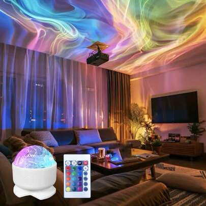 Northern Lights Projector Night Light Projector,18 Colors Night Lights Galaxy Projector For Bedroom Ambient Lighting,Remote Galaxy Light Projector Lights For Bedroom Lighting,Room Decor For Teen Girls