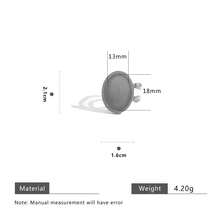 4pcs Stainless Steel Rectangular & Round Ring Bases, Suitable For Women DIY Jewelry Making - Silver - View 8