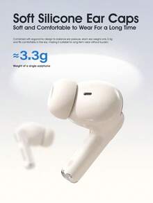 PHILIPS Auriculares inalámbricos Philips TAT1120, Bluetooth 6.0, cancelación de ruido ENC, batería de larga duración y alta calidad de sonido.