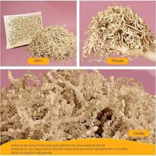 450g Crinkle Paper Filler, Papel Rallado Para Cestas De Regalo, Papel Rallado Para Cumpleaños, Bodas, Cajas, Bolsas, Relleno de Cestas, Aniversarios, Envoltura de Regalos (negro) - Negro - Ver 6