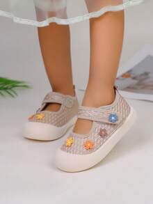 Toddler Boys' Soft Sole Lightweight Spring Shoes, Infant Girls' Autumn/Spring Footwear - Khaki - View 3