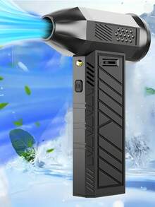 压缩空气除尘器，超强力电动空气除尘器，250,000 RPM 4000mah 优质无刷电机，适用于键盘、PC、电子设备和所有过滤器（2 个电池组） - 黑色 - 查看 9