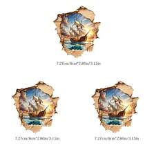 1 pièce/2 pièces/3 pièces Autocollants de transfert de chaleur représentant des paysages marins vibrants d'été, convenant pour le DIY sur Sweat-shirt à capuche, t-shirts, sweats, jeans, sacs à dos, sacs fourre-tout, taies d'oreiller et casquettes de baseball rétro. Autocollants en plastique lavables et durables pour l'artisanat et la décoration - faciles à repasser, cadeau parfait pour les artisans et les passionnés de DIY