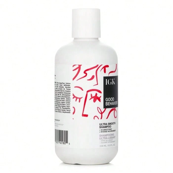 IGK Good Behavior Ultra Smooth Shampoo 236ml/8oz - NHƯ HÌNH ẢNH - Xem 1