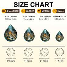 Mystic Forest - Wooden Puzzle, Asymmetrical Shaped Puzzle Toy, Unique Party Game Gift, Asymmetrical Animal Shaped Wooden Puzzle, Decorative Art Painting, Tabletop Magic Puzzle, Unique Children's Educational Puzzle, Holiday Gift, Suitable For Adults Wooden Puzzle, Christmas Gift, Back To School Gift, Birthday Gift (2D Puzzle) - Multicolor - View 4