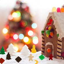 Christmas Silicone Molds Christmas Chocolate Mold Candy Molds For Baking Sweet TreatsCake Xmas Gift Handmade Soap Candles With Shape Of Christmas Tree Santa Head For Christmas Party Home Baking