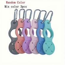 3-Pack Hands-Free Water Bottle Clips - Durable Plastic Ergonomic Design, Mixed Colors (Pink/Orange/Grey), Suitable For Hiking, Camping, Backpacking, And Outdoor Activities - Secure Connection For Convenient On-The-Go Hydration, Water Bottle Accessories - Color Mixing - View 9