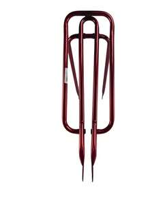 Bagageiro Garupa Bike Aro 26 Tubo Grosso Articulado Vermelho - Vermelho - Visão 3