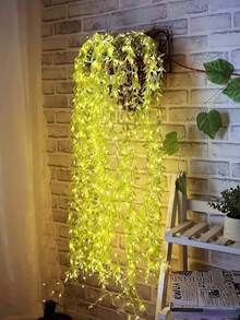 Encantadoras luces de hadas de sauce con LED - Alimentadas por batería, luces de ambiente de sauce, luces decorativas para árbol de Navidad, patio, regalo de boda, dormitorio, decoración de Año Nuevo, porche (baterías no incluidas), decoración de Halloween, decoración navideña. Adecuado para decoración interior, bodas y fiestas, luces de hadas, decoración de Halloween, decoración navideña.