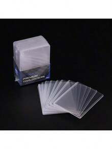 25/50Pcs Card Sleeves Holder Game Cards TopLoaders PVC Hard Plastic Toy Top Loaders For Protectors Trading Storage Gift 3 X 4inches - Multicolor - View 13