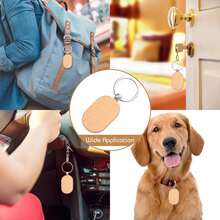 Customized Name Keychain, DIY Painting Personalized, Anti-Lost Pendant, Bag Personalized Pendant, Pet Dog Tag - Multicolor - View 5