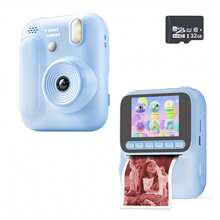 Digital Video Camera Vintage,Kids Camera Instant Print Camera For Kids Quick-Release Prints Christmas Birthday Gifts Age 6-14,Selfie Digital With 1080P Videos Toddler Portable Travel Toy - Multicolor - View 15