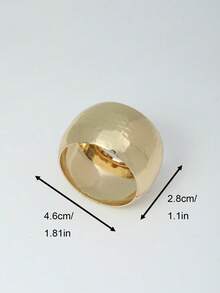 6 حلقات مفارش طاولة معدنية عالية الجودة بنقشة قطاعات النحل، مناسبة لتزيين طاولات الأعياد والمطاعم والفنادق