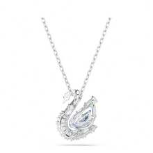 Swarovski Swan Women's Delicate Necklace Pendant 5723389 - Blue 5723389 - View 5