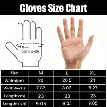 1pc Men's Winter Outdoor Thermal Gloves With Touchscreen Fingertips - Polyester Insulated Water-Resistant Cold Weather Gear For Sports Cycling Skiing Hiking Driving, Vibrant Orange Adjustable Fit Hand Washable, Perfect Gift For Him Dad Husband On Christmas Valentine's Day, Durable Material Sports Accessories Winter Essentials - Multicolor - View 9