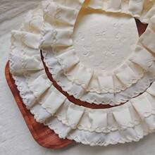 1件 1码/2码 4厘米宽 双层荷叶边蕾丝饰边，混纺，领口，袖口，裙摆 DIY 配饰 - 彩色 - 查看 11