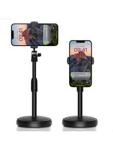 Suporte Apoiador De Celular Mesa Tripé Selfie Regulagem 360° - Multicolorido - Visão 1