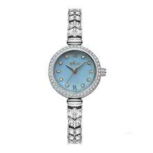 1pc Women's Elegant Luxury Fashion Mermaid Tail Chain Quartz Watch, Fashionable Niche Lightweight Luxury Ladies Watch With Rhinestones, Suitable For Daily Wear, Birthday/Holiday Gift