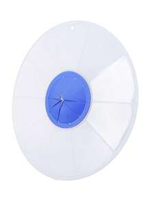 1个硅胶烘焙防溅罩，适用于搅拌碗，厨房防溅工具，可用于鸡蛋、面糊和酱汁，是圣诞节、万圣节、感恩节和情人节烹饪准备的理想之选，适用于手动和电动搅拌器，防溅罩 - 彩色 - 查看 11