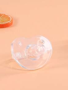 KUNT 1pc Baby Silicone Pacifier, Infant Nipple Soother With Round Head, Wide Mouth Nipple With Dust Cover - Multicolor - View 22