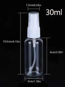 Hochdruck Mini Sprühflaschen, Ultra feiner Sprühnebel nachfüllbare Reise Transparente Sprühflaschen für Haare, Make-up, Garten und Küche, Transparente Sprühflaschen Parfümflasche nachfüllbar Mini Parfümflasche Parfümorganizer Reisezubehör Ölampullen Beauty-Behälter Reiseaccessoires für Damen und Herren