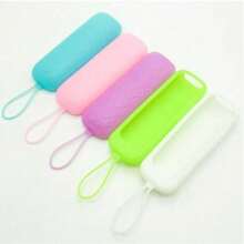 Glow In The Dark TV Remote Control Cover - Silicone Skin Case With Non-Slip Grip, Shockproof Protection For Various Remote Models (Luminous) - 夜光藍 - 查看 2