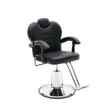 102 ° -140 °    Reclining Barber Chairs For Barbershop, Heavy Duty Hydraulic Pump 360 °   Swivel Salon Chair For Hair Stylist -Upgrade Black