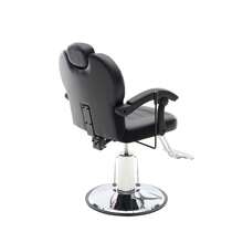 102 ° -140 °    Reclining Barber Chairs For Barbershop, Heavy Duty Hydraulic Pump 360 °   Swivel Salon Chair For Hair Stylist -Upgrade Black