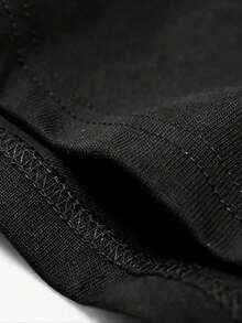 1pc blusas para mujer blusas elegantes dama playera de mujer blusas mexicanas de septiembre PreK camiseta 180g algodón blanco y negro patrón estampado lápiz rayo algodón alta calidad cuello redondo ajuste básico holgado hombre y mujer transpirable versátil lavable a máquina cómoda talla S ~ 3XL diario casual deportes imprescindible verano - Negro - Ver 4