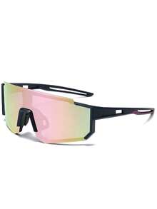 1 Pair Fashion Sports Sunglasses, Cycling Glasses, Running Glasses, Unisex, Suitable For Outdoor Sports, Cycling, Running, Hiking And Other Outdoor Activities