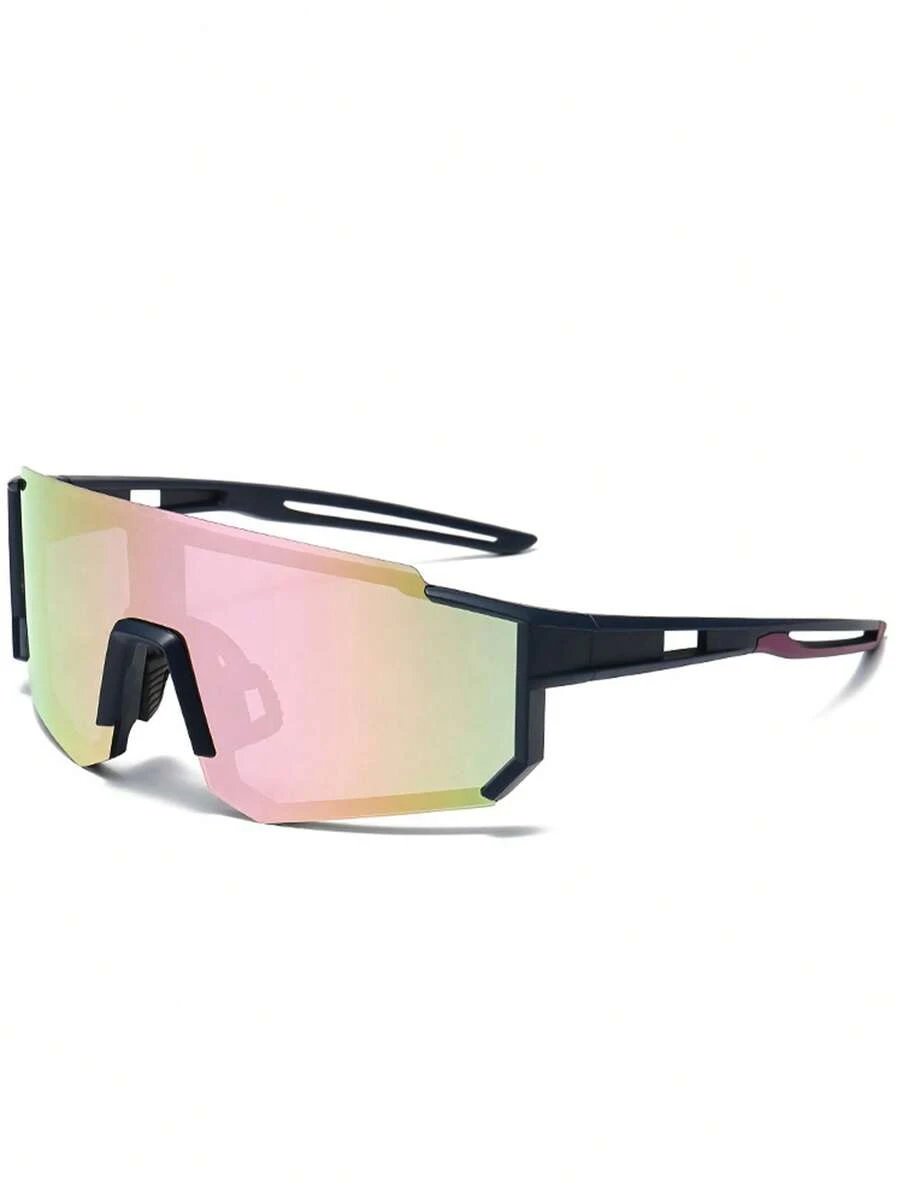 1 Pair Fashion Sports Sunglasses, Cycling Glasses, Running Glasses, Unisex, Suitable For Outdoor Sports, Cycling, Running, Hiking And Other Outdoor Activities