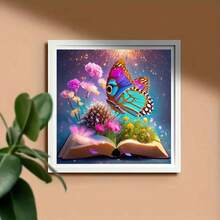 1pc DIY Diamond Painting Kit - Butterfly & Floral