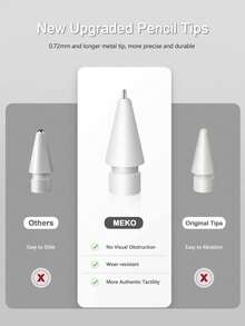 6支升级版Apple Pencil笔尖,兼容Apple Pencil第一代/第二代,USB-C接口,iPad Pro,细笔尖,精准操控,耐用金属笔尖,圣诞节、送给家人、朋友、生日、节日的最佳礼物 - 彩色 - 查看 11