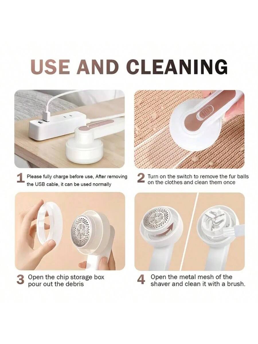 جهاز إزالة الوبر القابل للشحن - مزيل نسيج فعال للم...