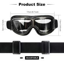 1 pieza Gafas de motocicleta, Gafas de ciclismo para deportes al aire libre, Gafas de motocicleta a prueba de viento para casco, Para hombres y mujeres ciclismo, conducción, senderismo, pesca, esquí y otros deportes