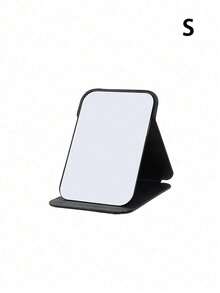 Espejo de maquillaje plegable, adecuado para tocadores, fácil de almacenar y ahorra espacio. Es adecuado para baños y dormitorios de estudiantes. Espejo de maquillaje portátil de escritorio, se puede usar para decoración del hogar, decoración de la habitación, regalos de boda o cumpleaños - regalos del Día de San Valentín.