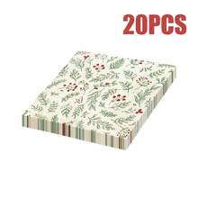 100/60/20pcs 13 * 13 Inch Disposable Printed Napkins With Green Plants And Red Fruit Patterns, Used For Birthday Parties, Family Gatherings, Wedding Banquets, Hotel And Restaurant Decoration Paper - Green - View 5